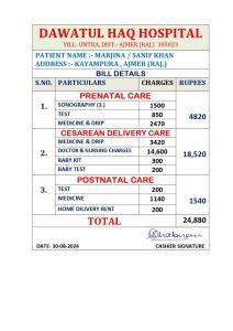 FAIZ WELFARE AID — Maternity Care, India 2024